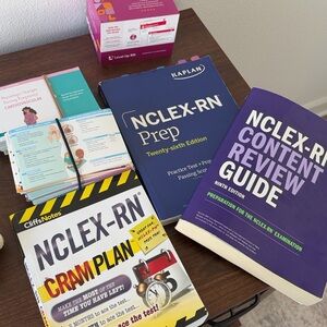 NCLEX-RN Exam / NURSING SCHOOL Prep Book/index card Set